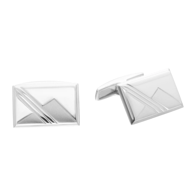 Запонки  серебряные