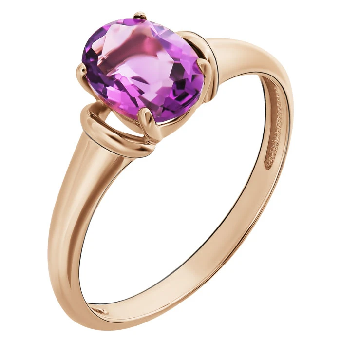 Кольцо  из красного золота