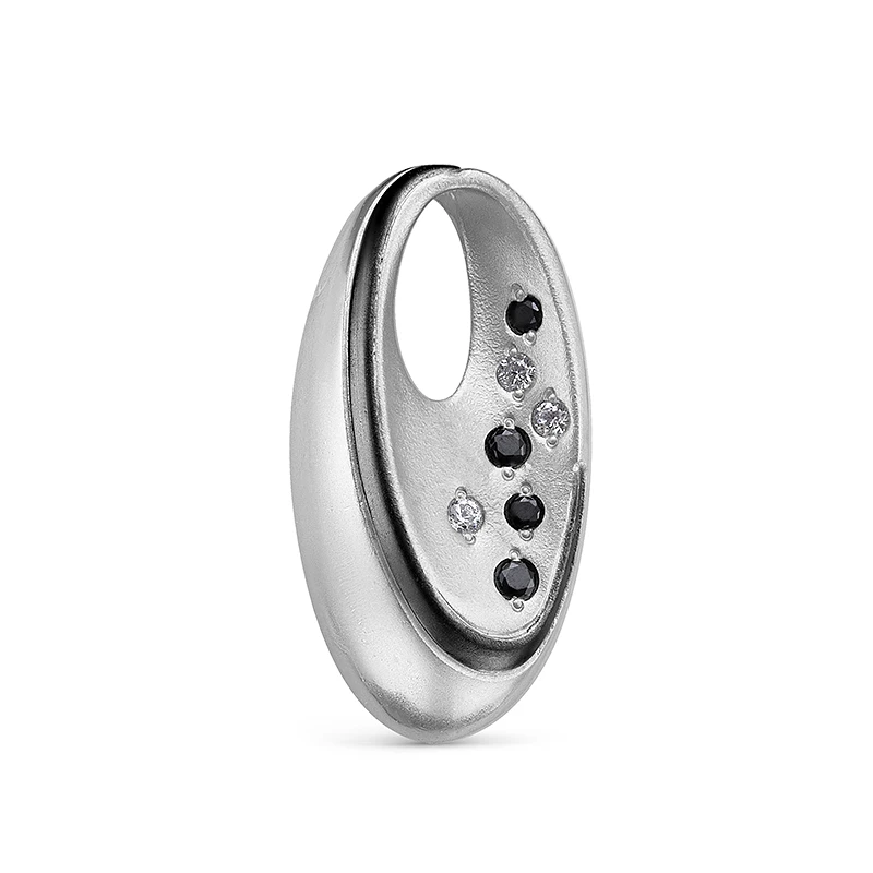 Подвеска  серебряная с фианитом