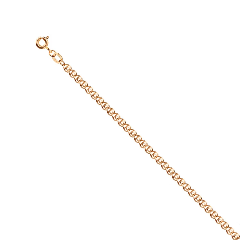 Цепь  из красного золота