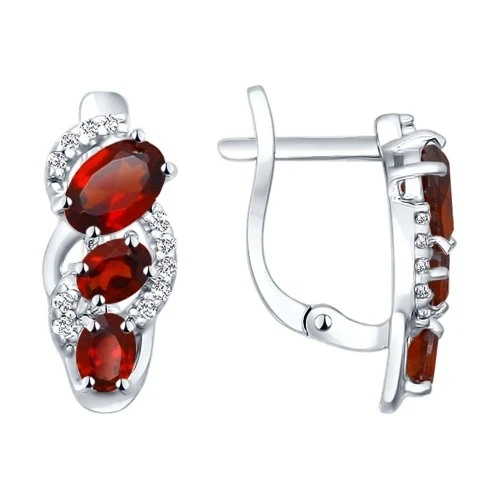 Серьги серебряные