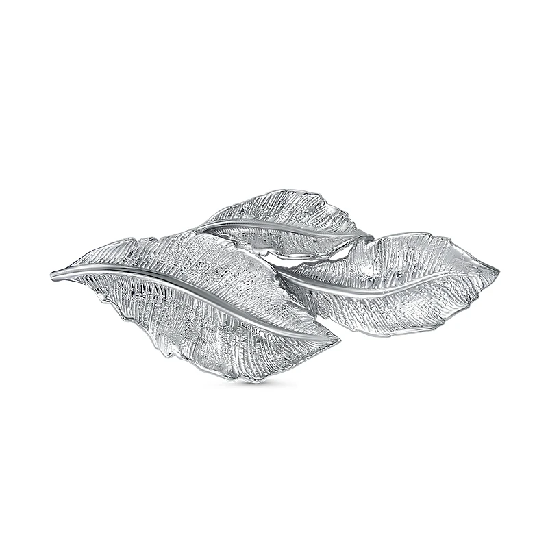 Брошь «Дельта» серебряная