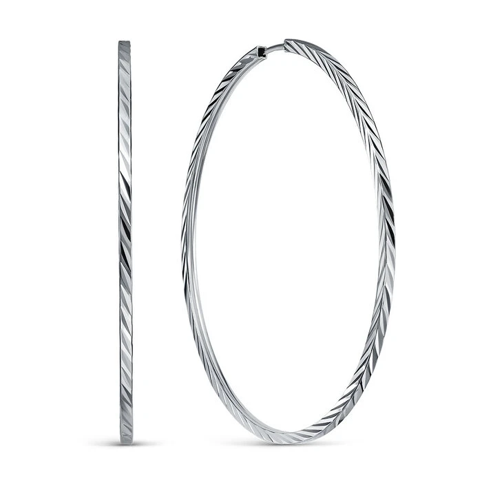 Серьги  серебряные