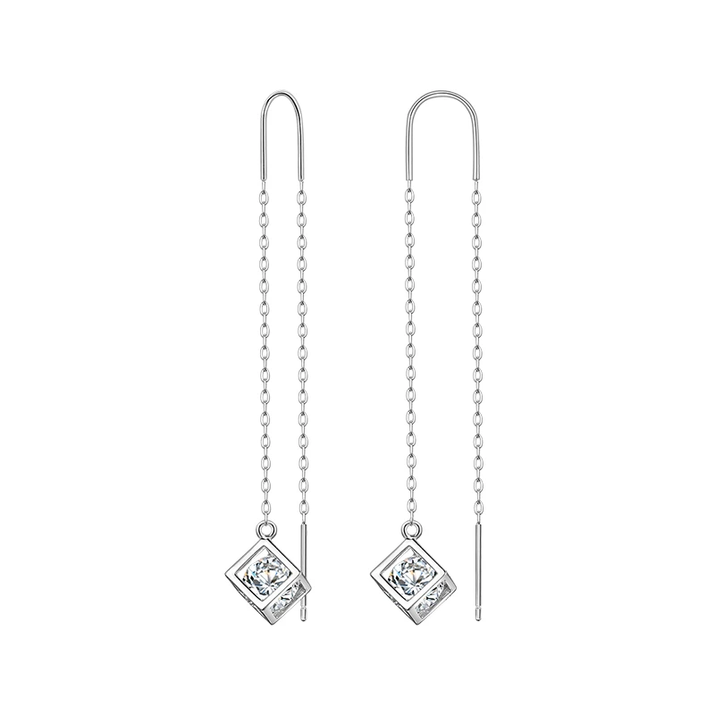 Серьги «Сильверк» серебряные