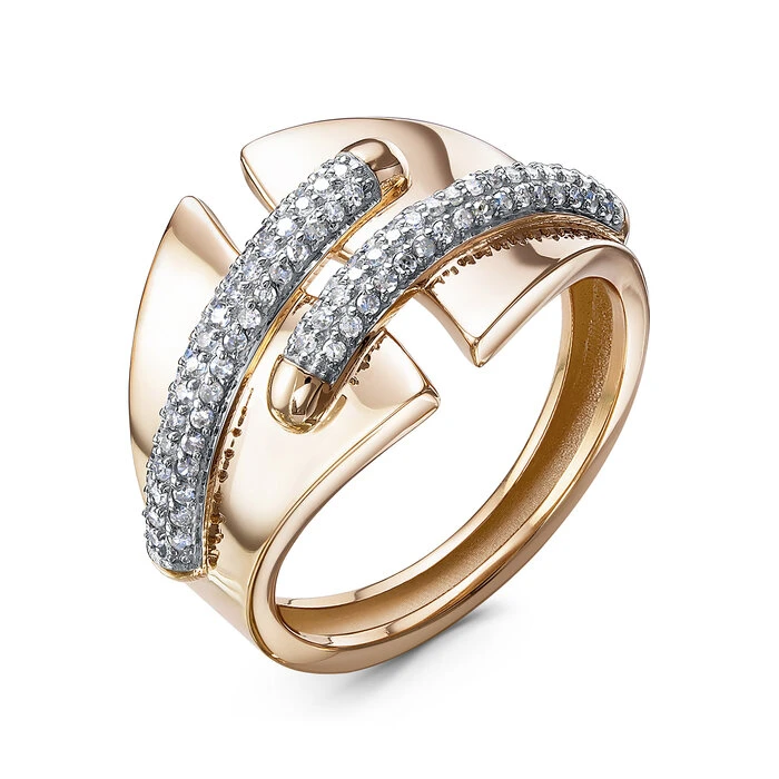 Кольцо «BERGER» золотое