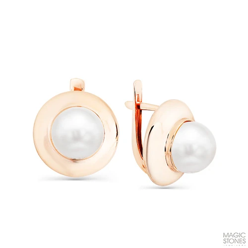 Серьги «MAGIC STONES» золотые