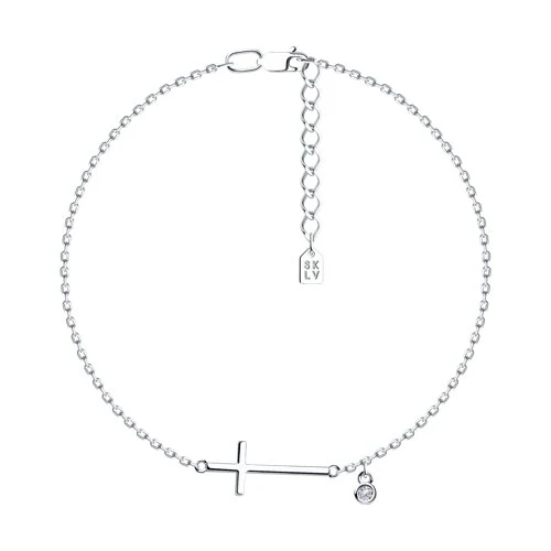 Браслет  серебряный