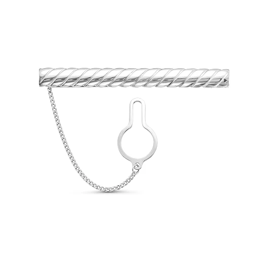 Зажим  серебряный