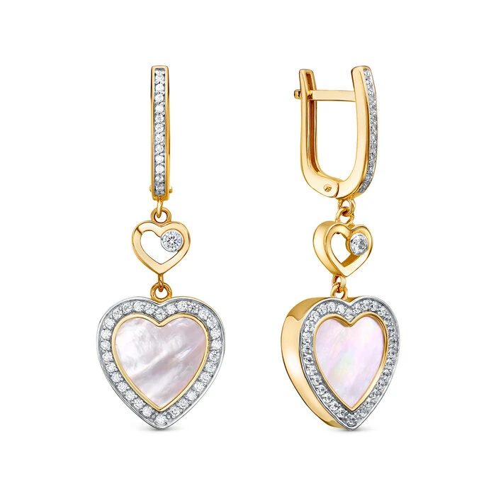 Серьги «BERGER» золотые