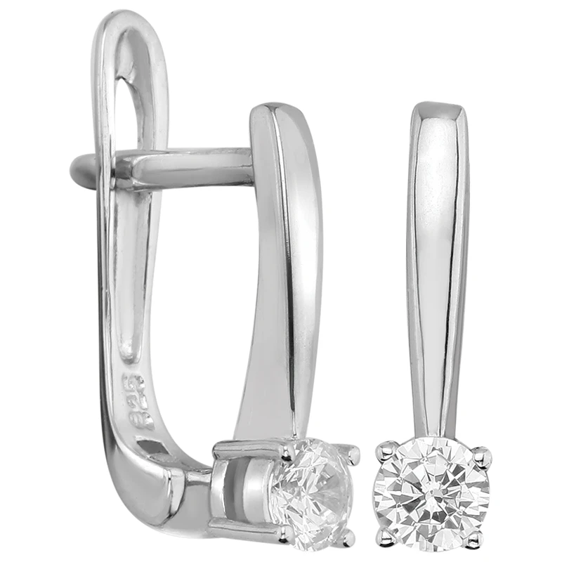 Серьги «Сильверк» серебряные