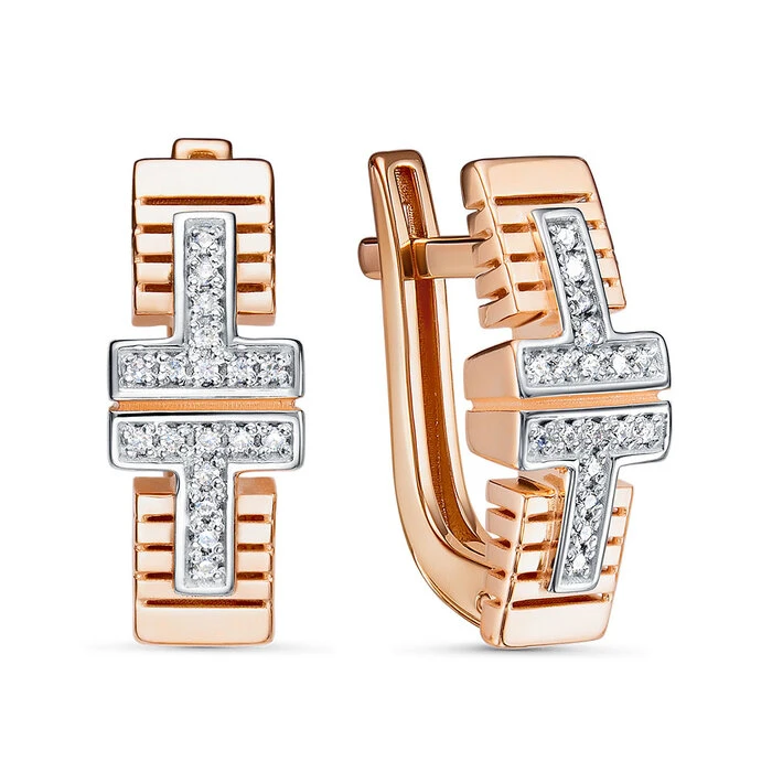 Серьги «BERGER» золотые