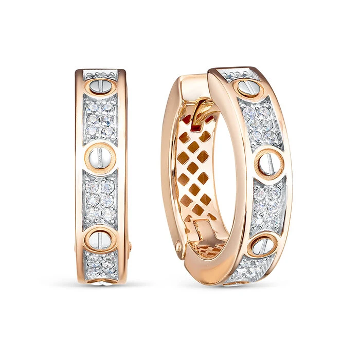 Серьги «BERGER» золотые