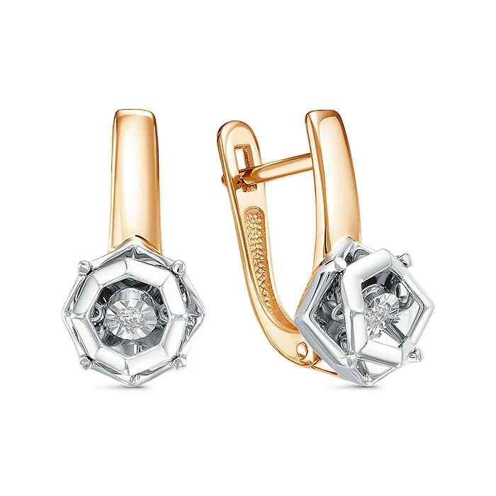 Серьги «Империал» золотые