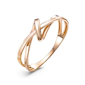 Кольцо  из красного золота