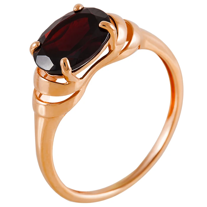 Кольцо  из красного золота