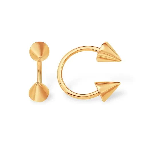 Пирсинг  из красного золота