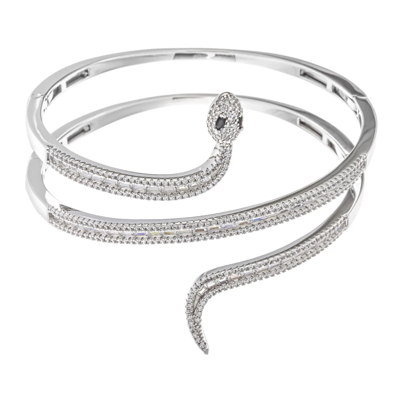 Браслет  серебряный с фианитом