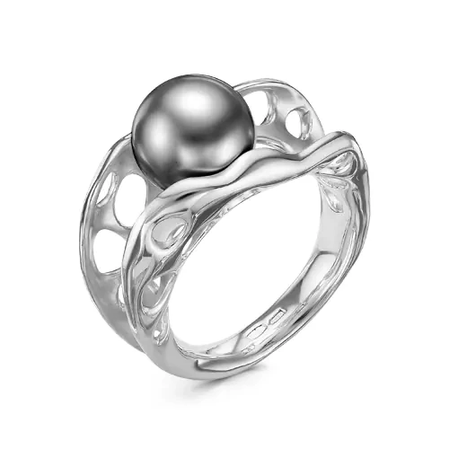 Кольцо «PLATA» серебряное