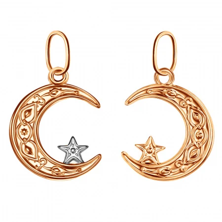 Подвеска  из красного золота