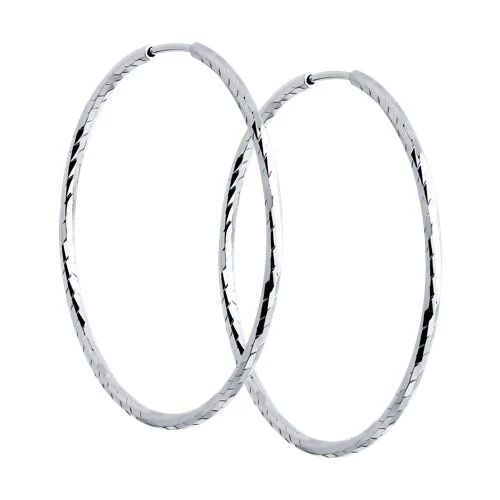 Серьги  серебряные