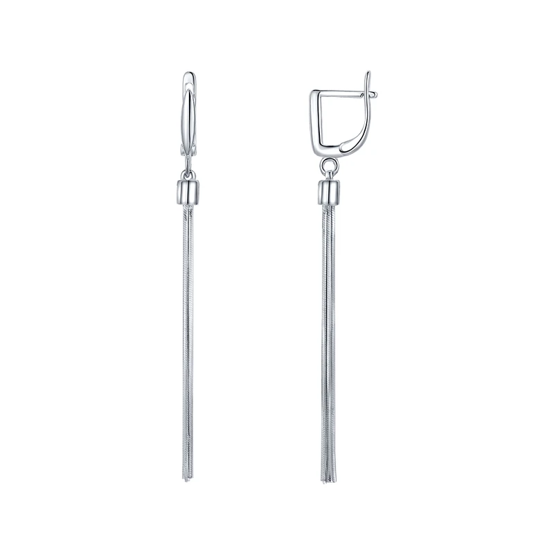 Серьги «Сильверк» серебряные