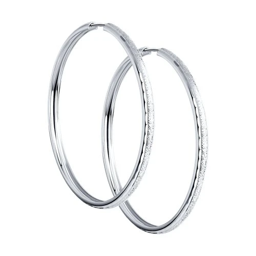 Серьги  серебряные