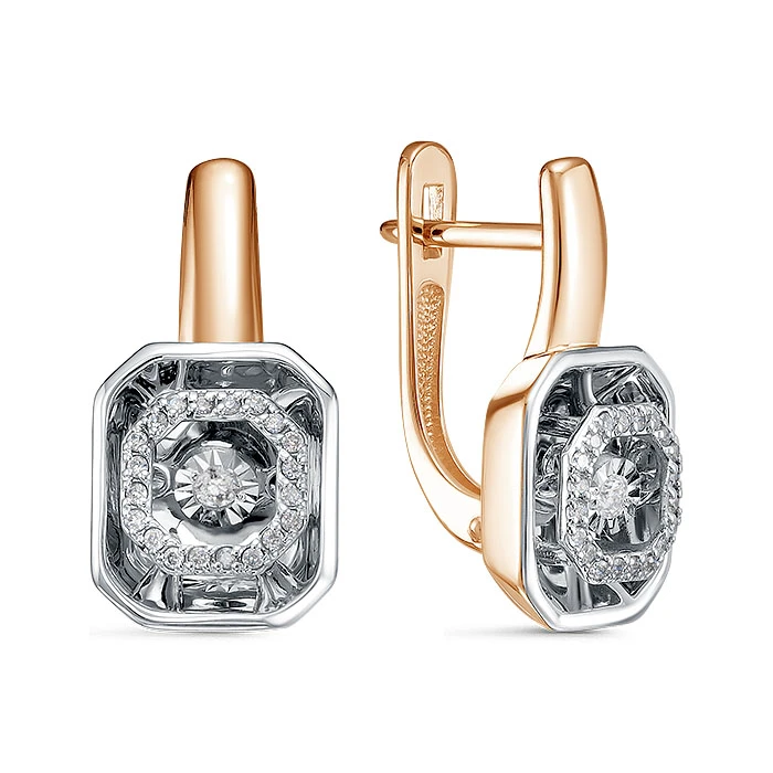 Серьги «Империал» золотые