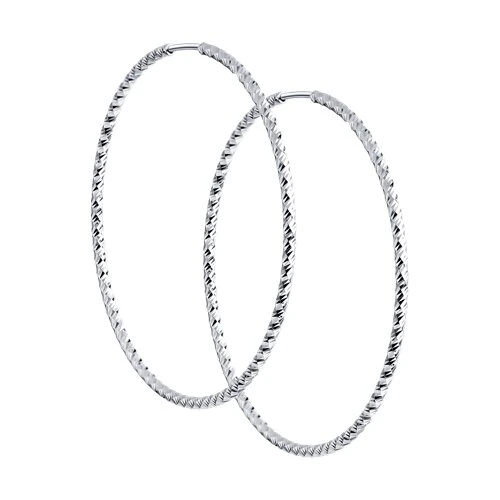 Серьги  серебряные