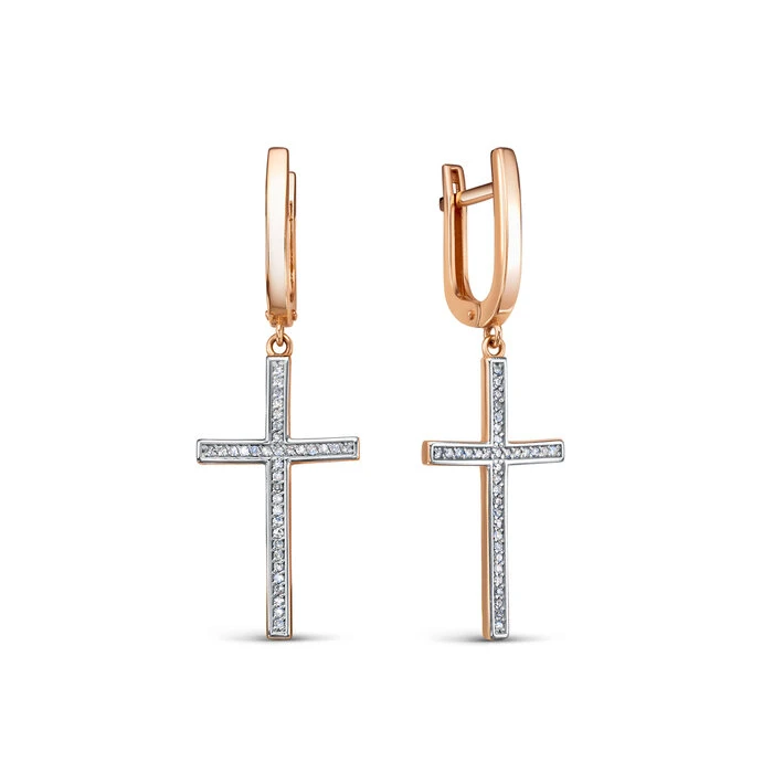 Серьги «BERGER» золотые