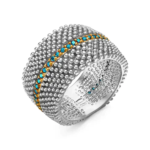 Кольцо «PLATA» серебряное