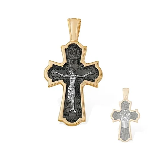 Подвеска  из серебра с позолотой