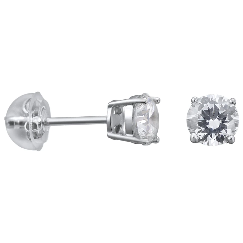 Серьги «Сильверк» серебряные с фианитом