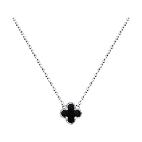 Колье  серебряное