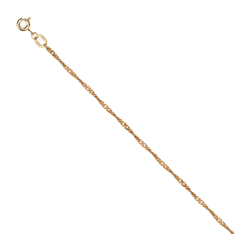 Цепь  из красного золота