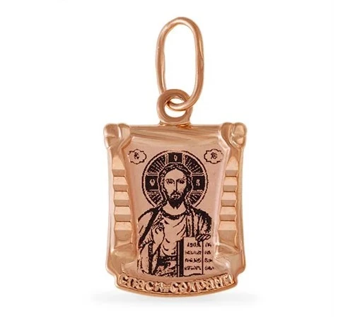 Подвеска  из красного золота