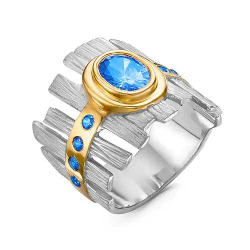 Кольцо «PLATA» серебряное