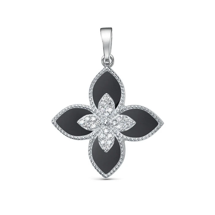 Подвеска «BERGER» серебряная