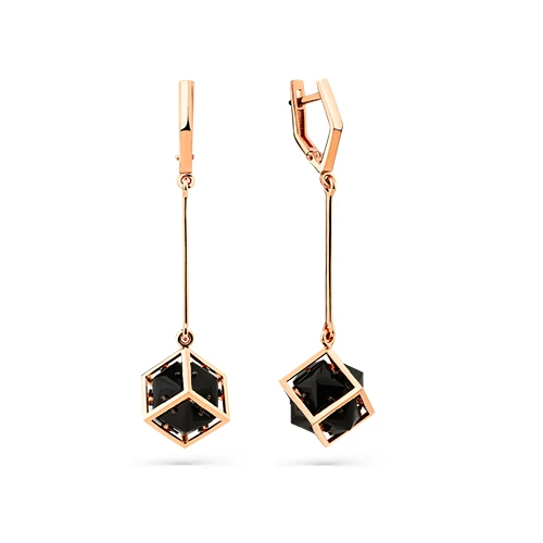 Серьги «MAGIC STONES» золотые