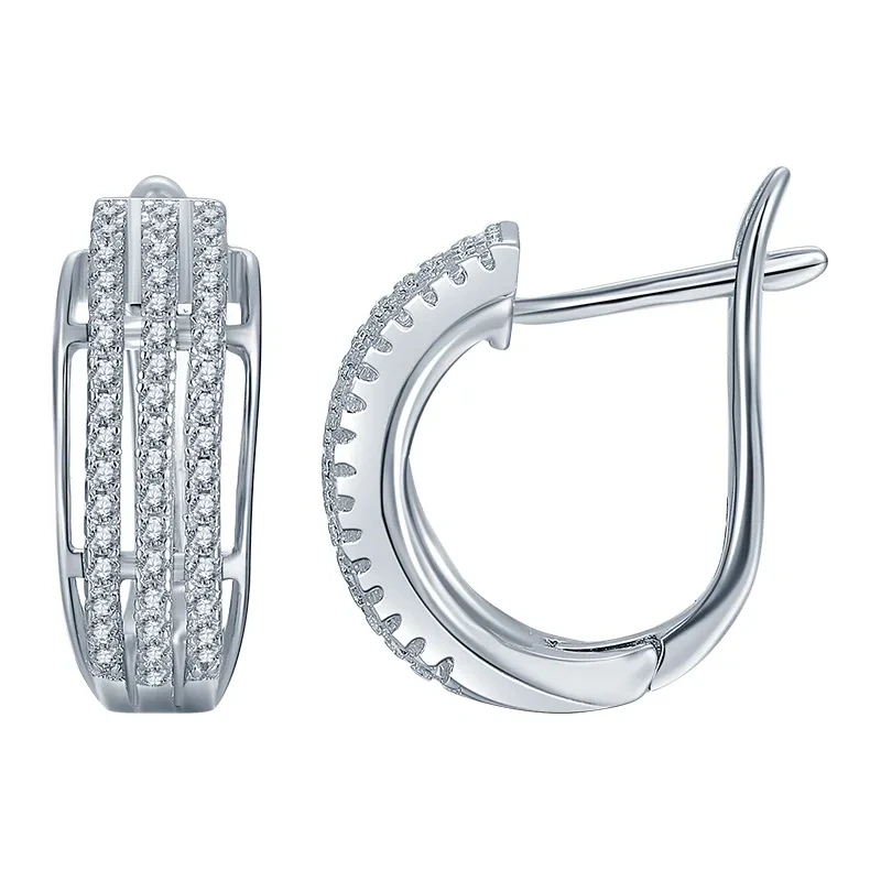 Серьги «Сильверк» серебряные с фианитом