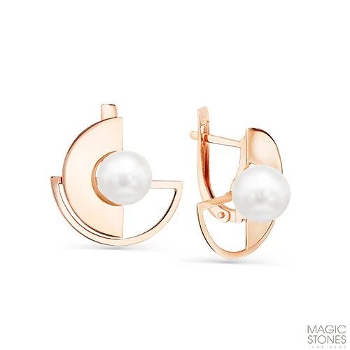 Серьги «MAGIC STONES» золотые