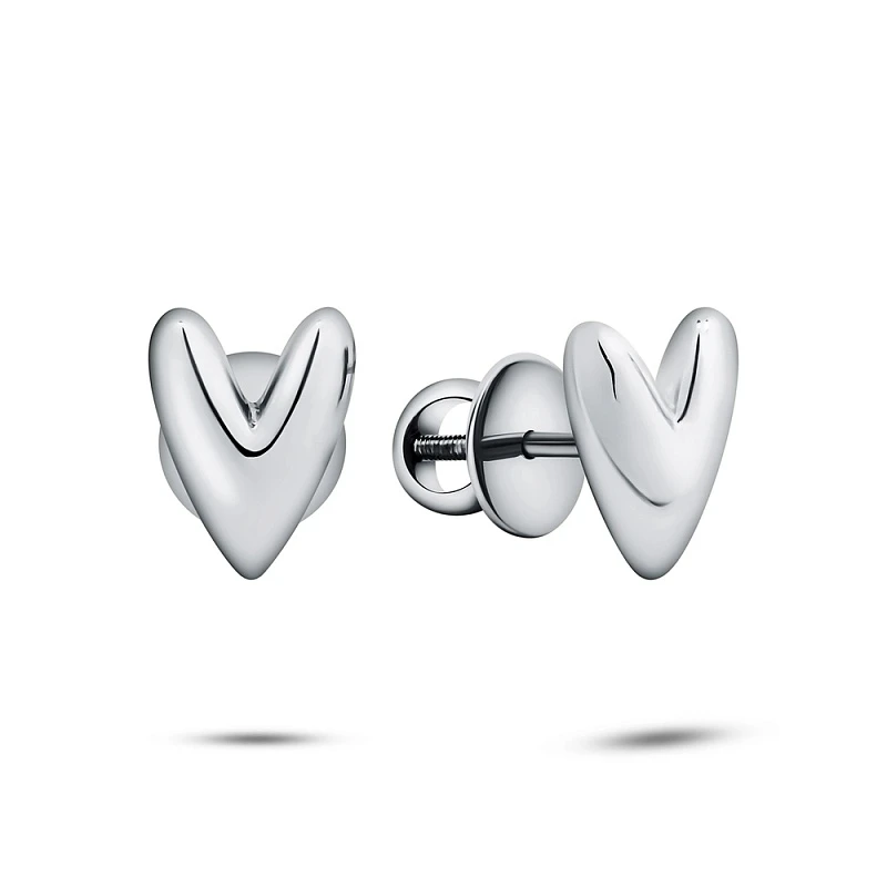 Серьги  серебряные