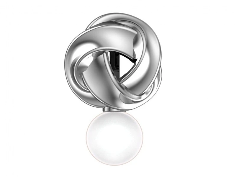 Подвеска  серебряная с жемчугом