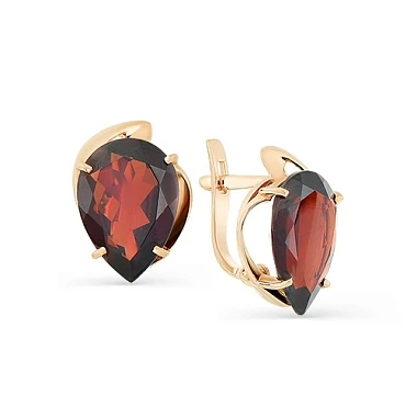 Серьги «MAGIC STONES» золотые