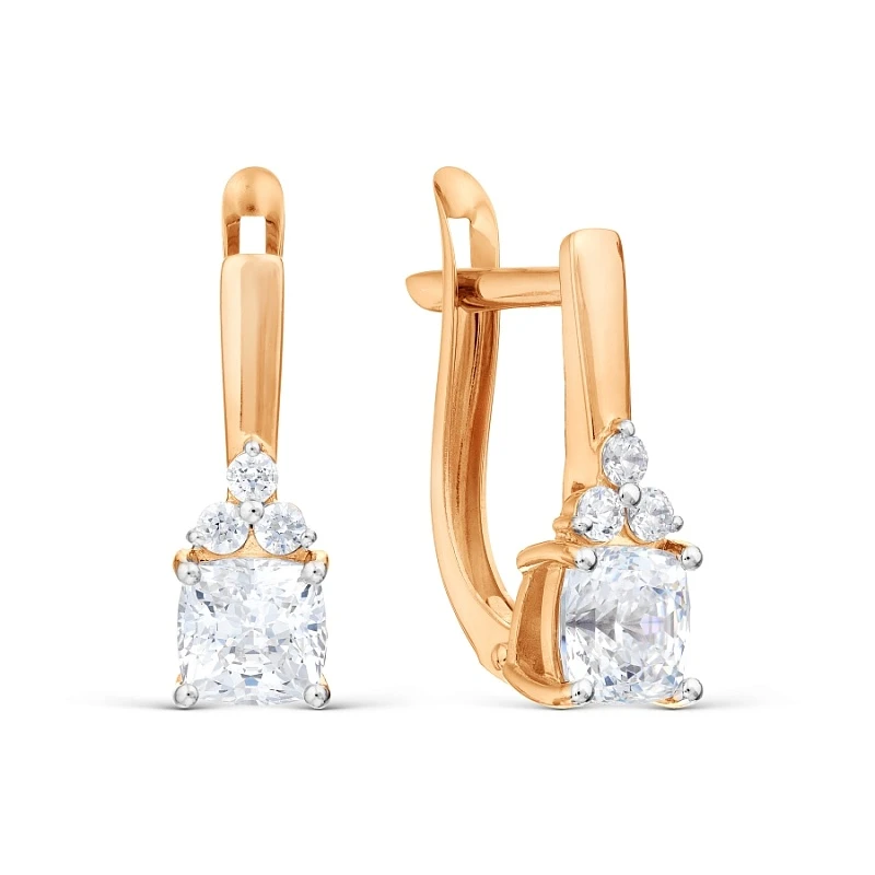 Серьги «KARATOV» золотые