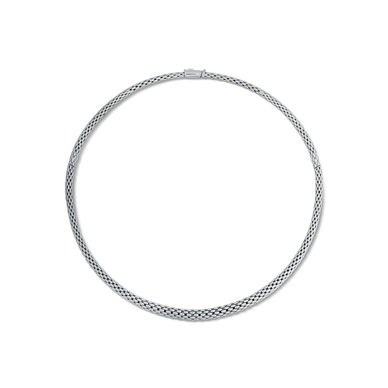 Колье  серебряное