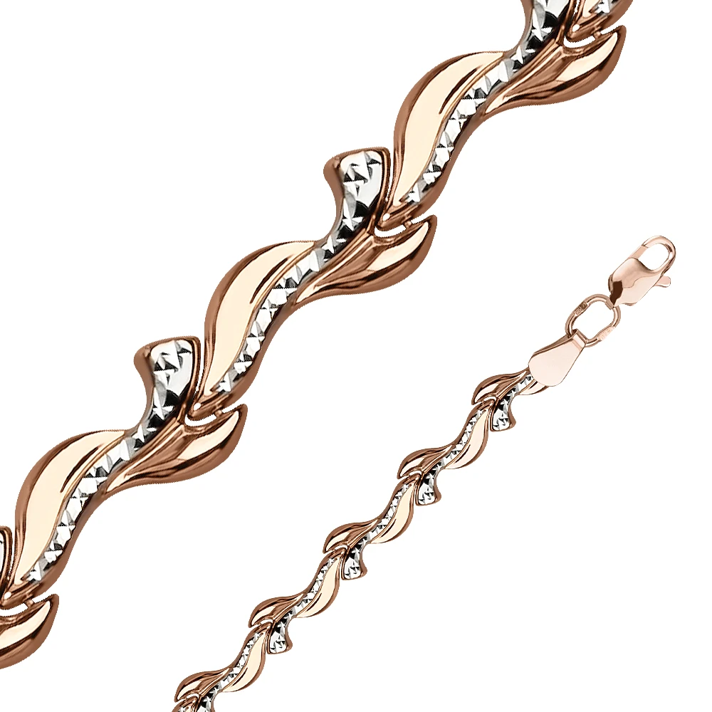 Браслет  из красного золота