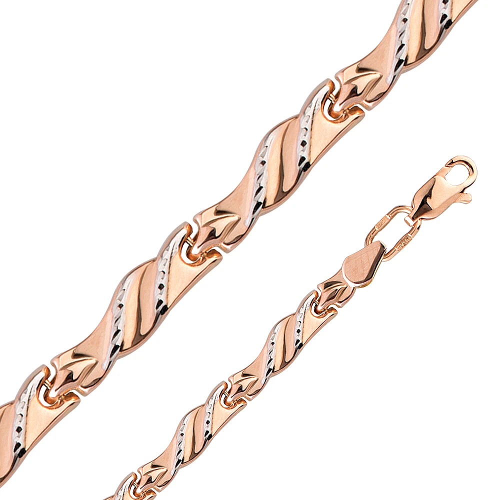 Браслет  из красного золота