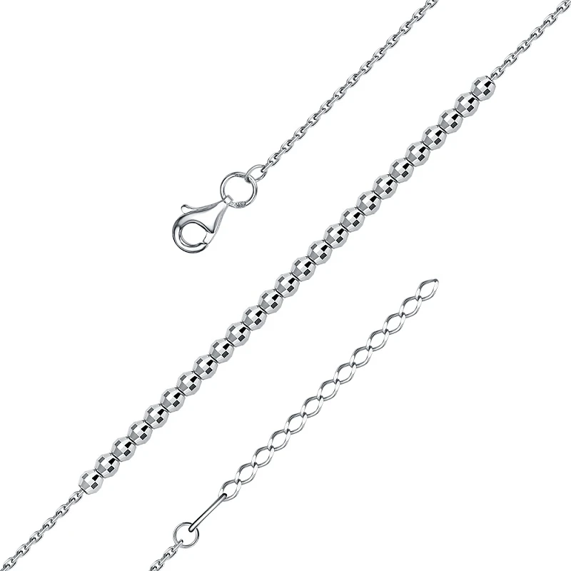 Браслет  серебряный