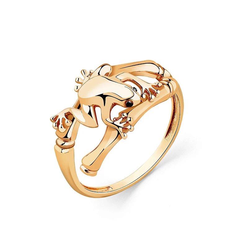 Кольцо  из красного золота