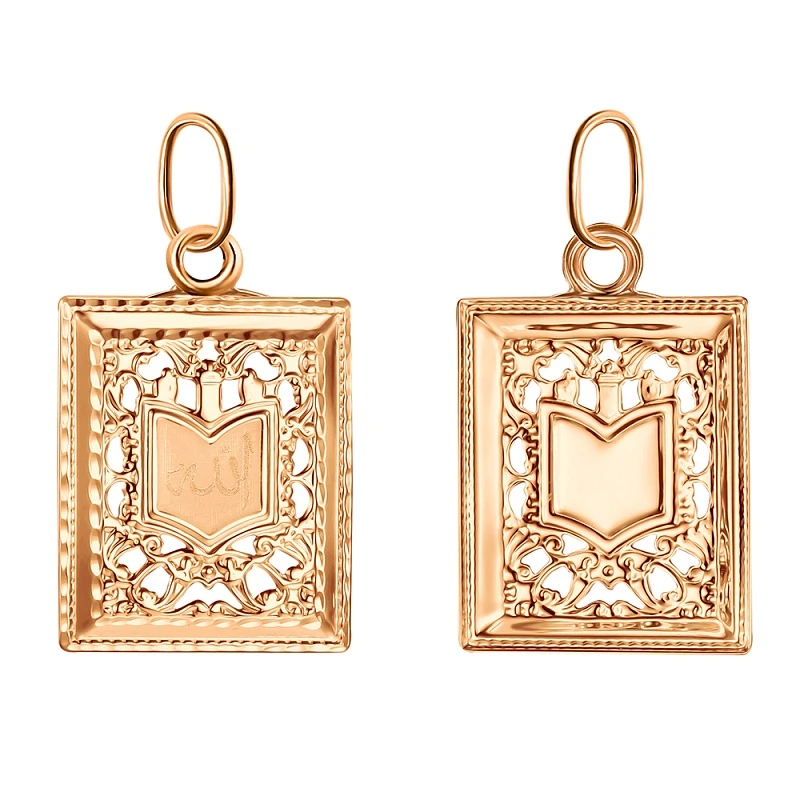 Подвеска  из красного золота